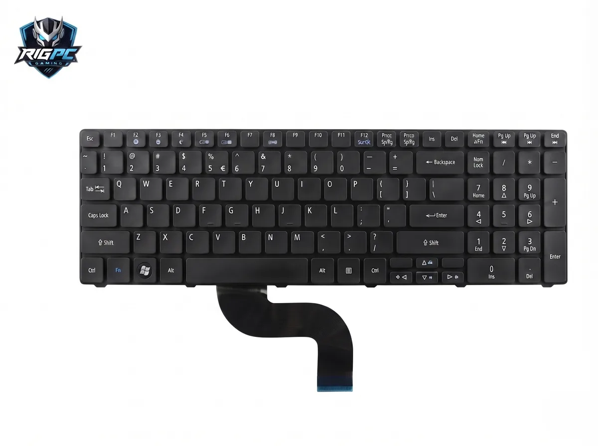 Bàn phím LED đúng chuẩn máy (bản RGB: KTV báo giá khi kiểm tra) — ảnh thực tế tại RIGPC