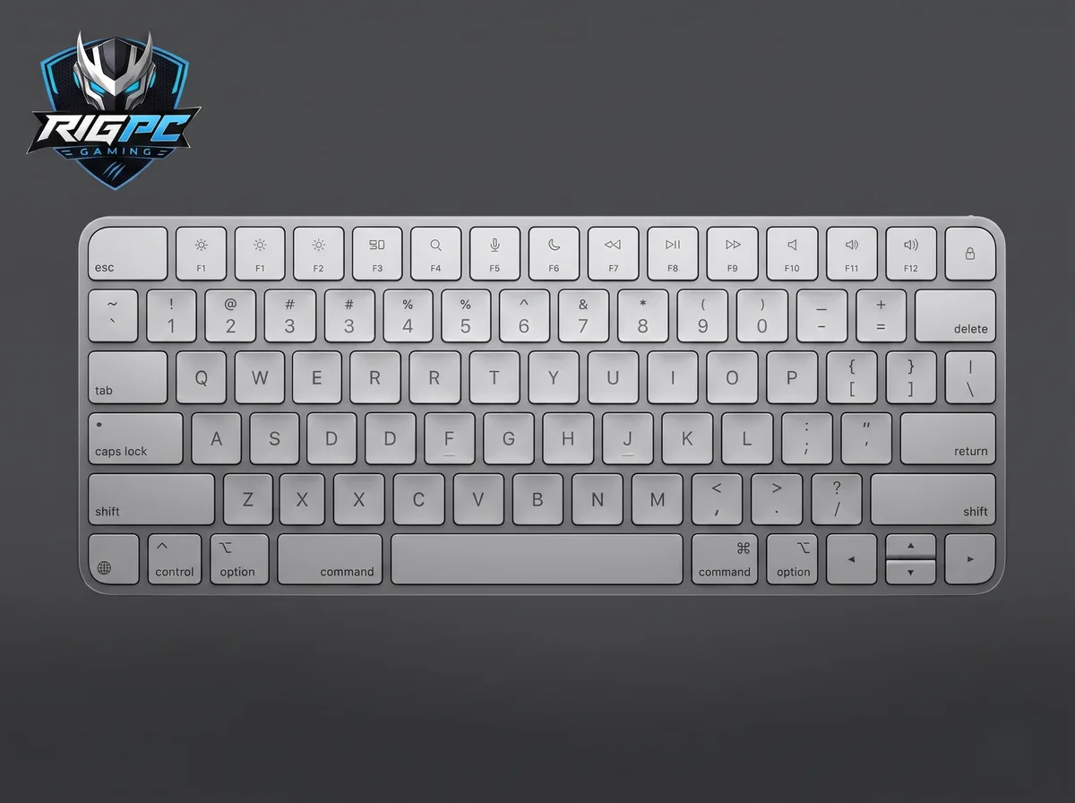 Bàn phím Magic Keyboard đúng chuẩn máy — ảnh thực tế tại RIGPC