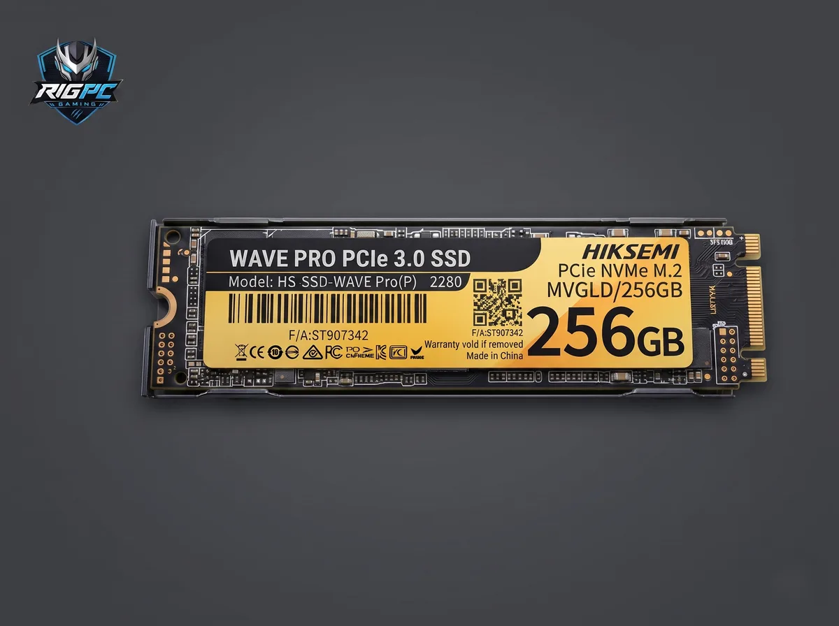 SSD 256GB mới (trọn gói + cài macOS + chuyển dữ liệu) — ảnh thực tế tại RIGPC