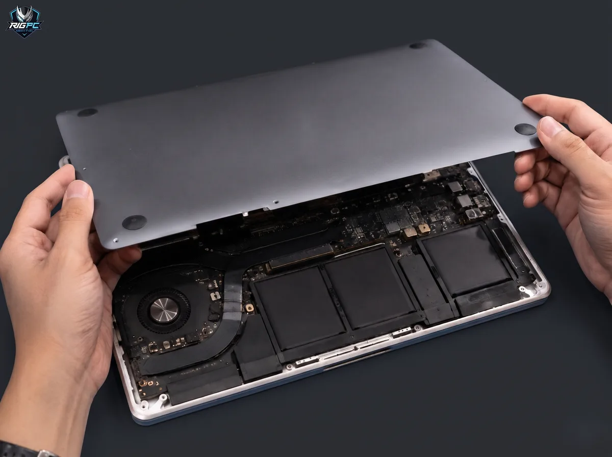 Linh kiện — Thay vỏ laptop thực tế tại RIGPC